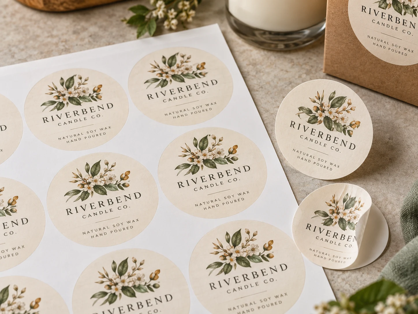 Labels - Cut Sheet print product showcase
