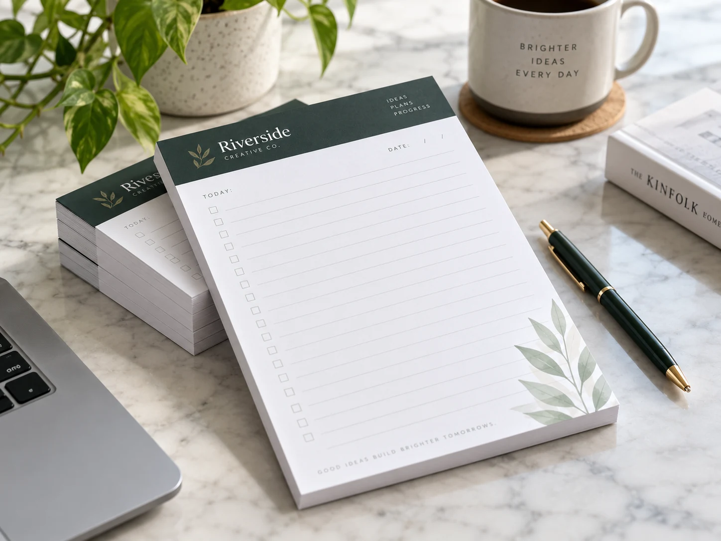 Notepads print product showcase